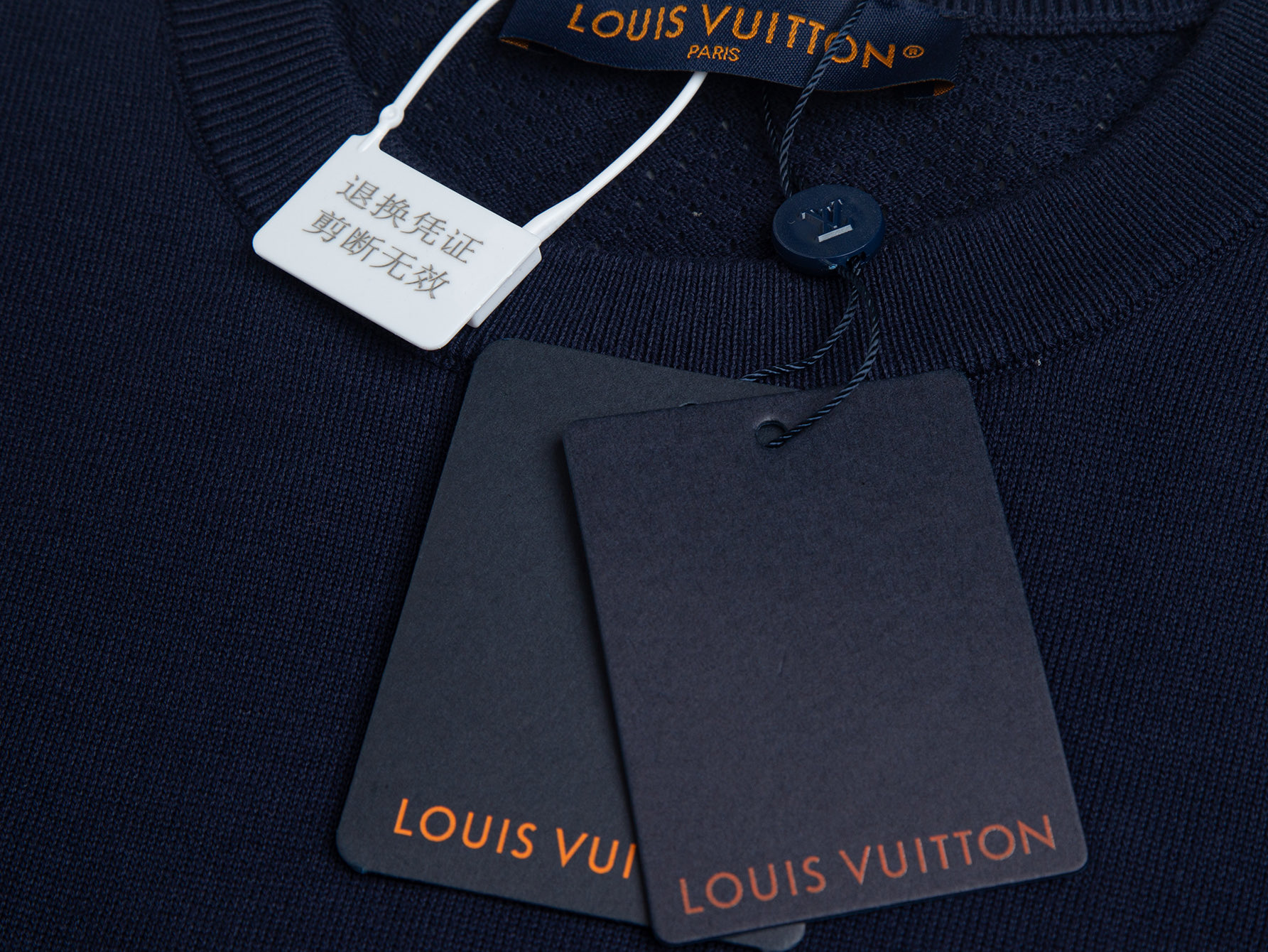 Louis Vuitton Louis Vuitton 26款 上新 背后镂空羊毛混纺圆领短袖