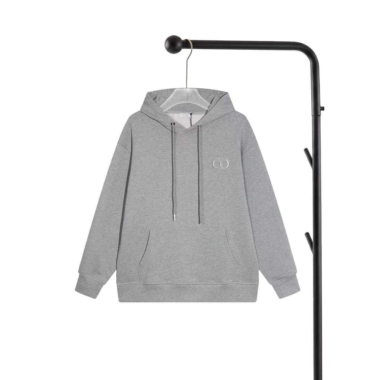 Sudadera con capucha P150 Dior con logo bordado, confeccionada en tejido 100% algodón de doble capa de 480 g, con tres …