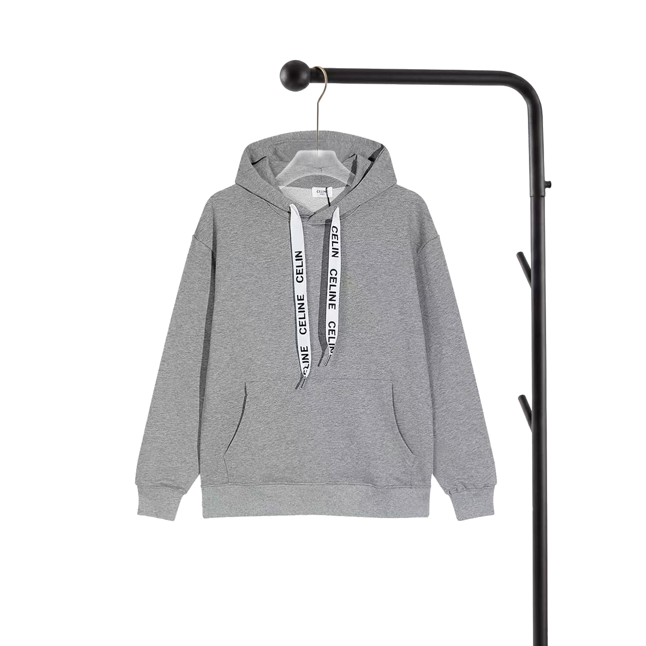 P150 Celine sudadera con capucha y logo con cordón, tela de algodón puro de doble hilo de 480g, con las tres etiquetas …