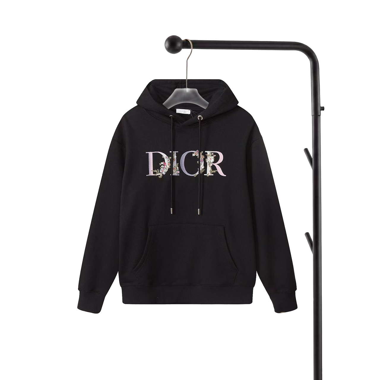 Sudadera con capucha con logo bordado P155 Dior, confeccionada en tejido 100% algodón de doble capa de 480 g, con tres …