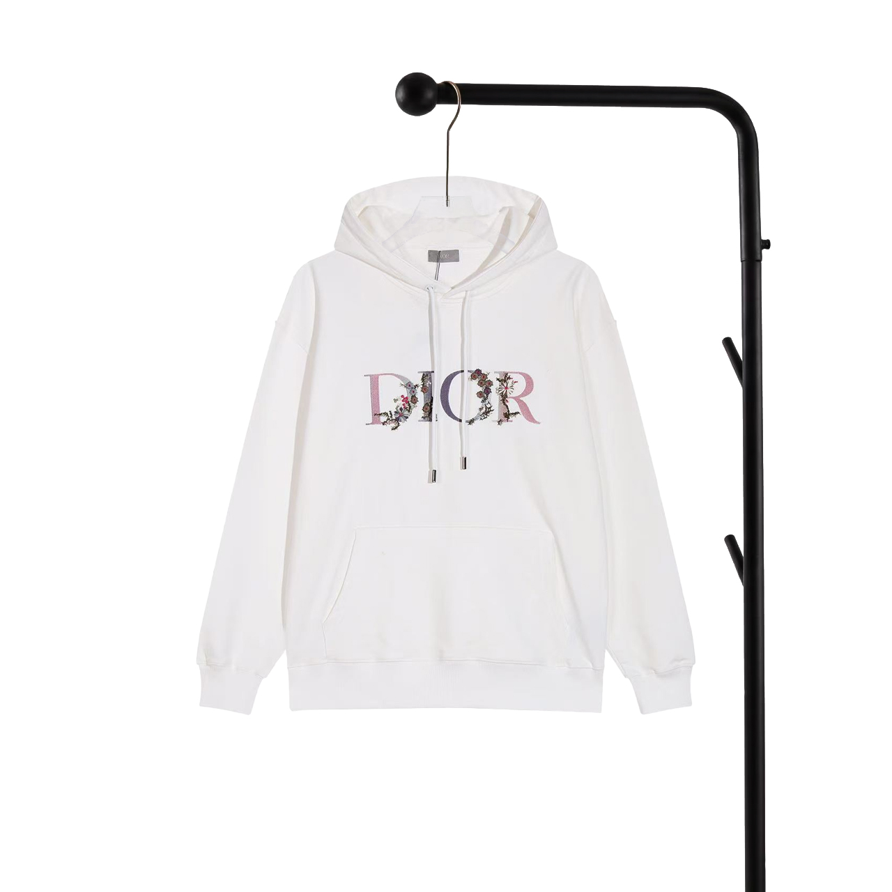 Sudadera con capucha con logo bordado P155 Dior, confeccionada en tejido 100% algodón de doble capa de 480 g, con tres …