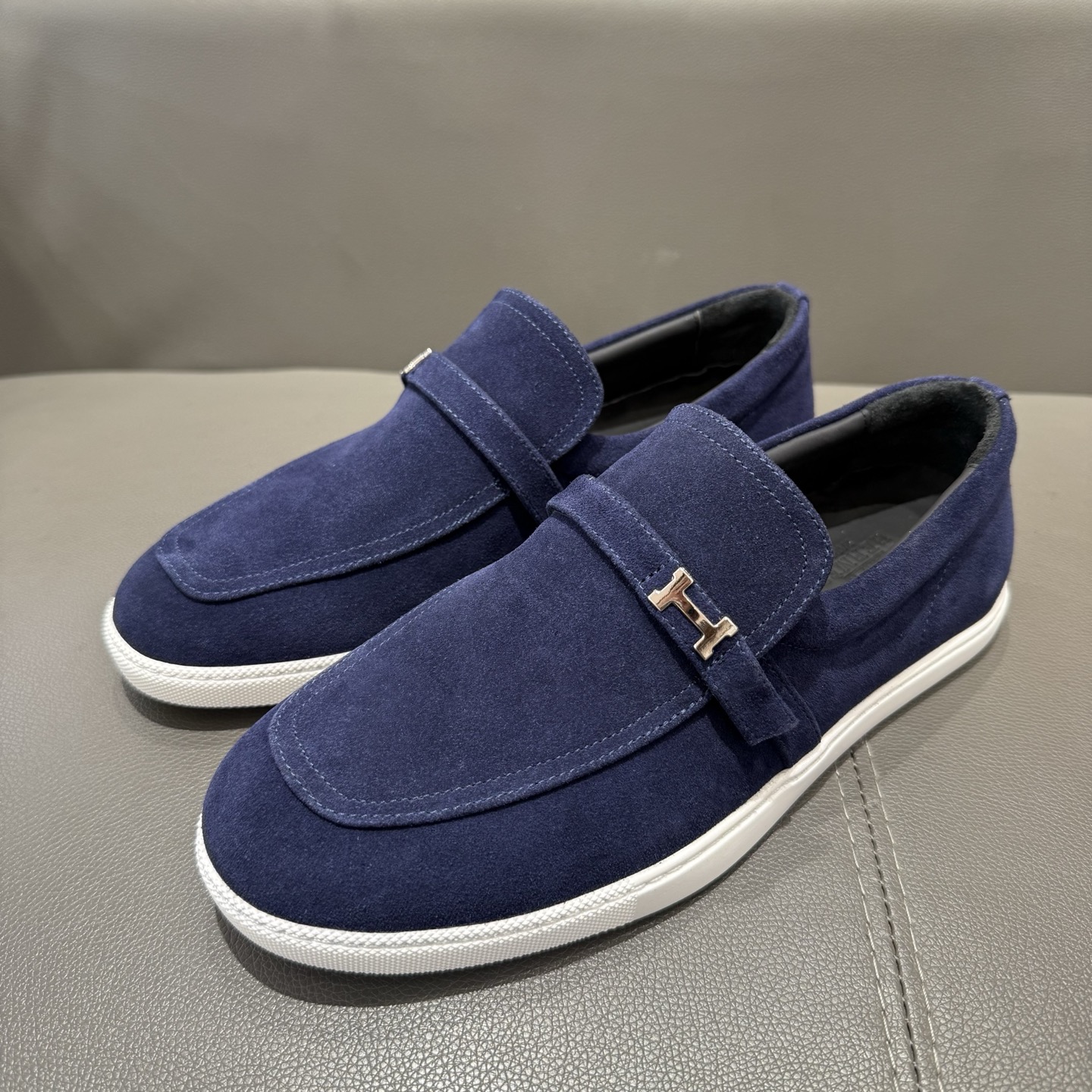 Hermes Style Leather Men's Shoes Lookbook Reference image 2