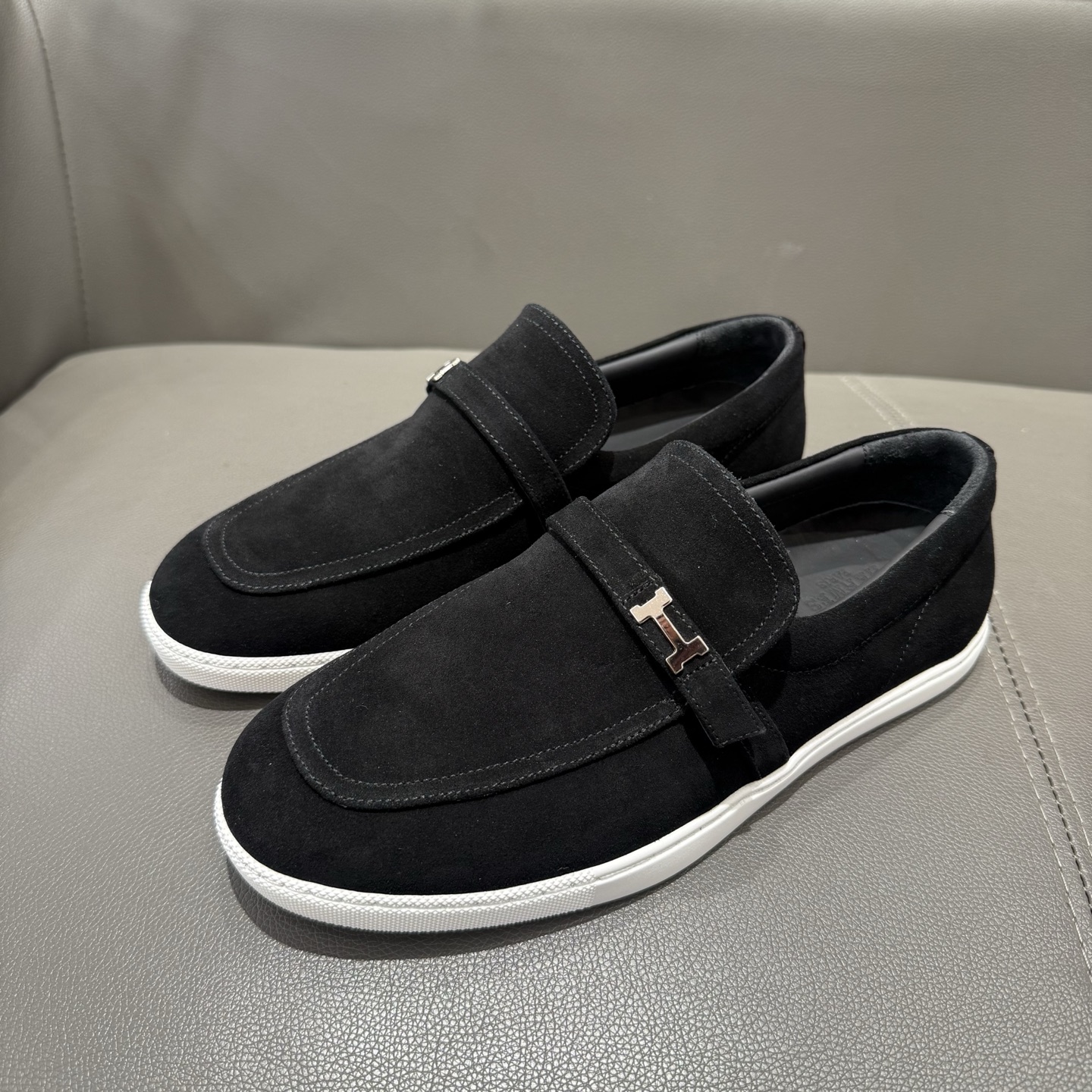 Hermes Style Leather Men's Shoes Lookbook Reference image 2