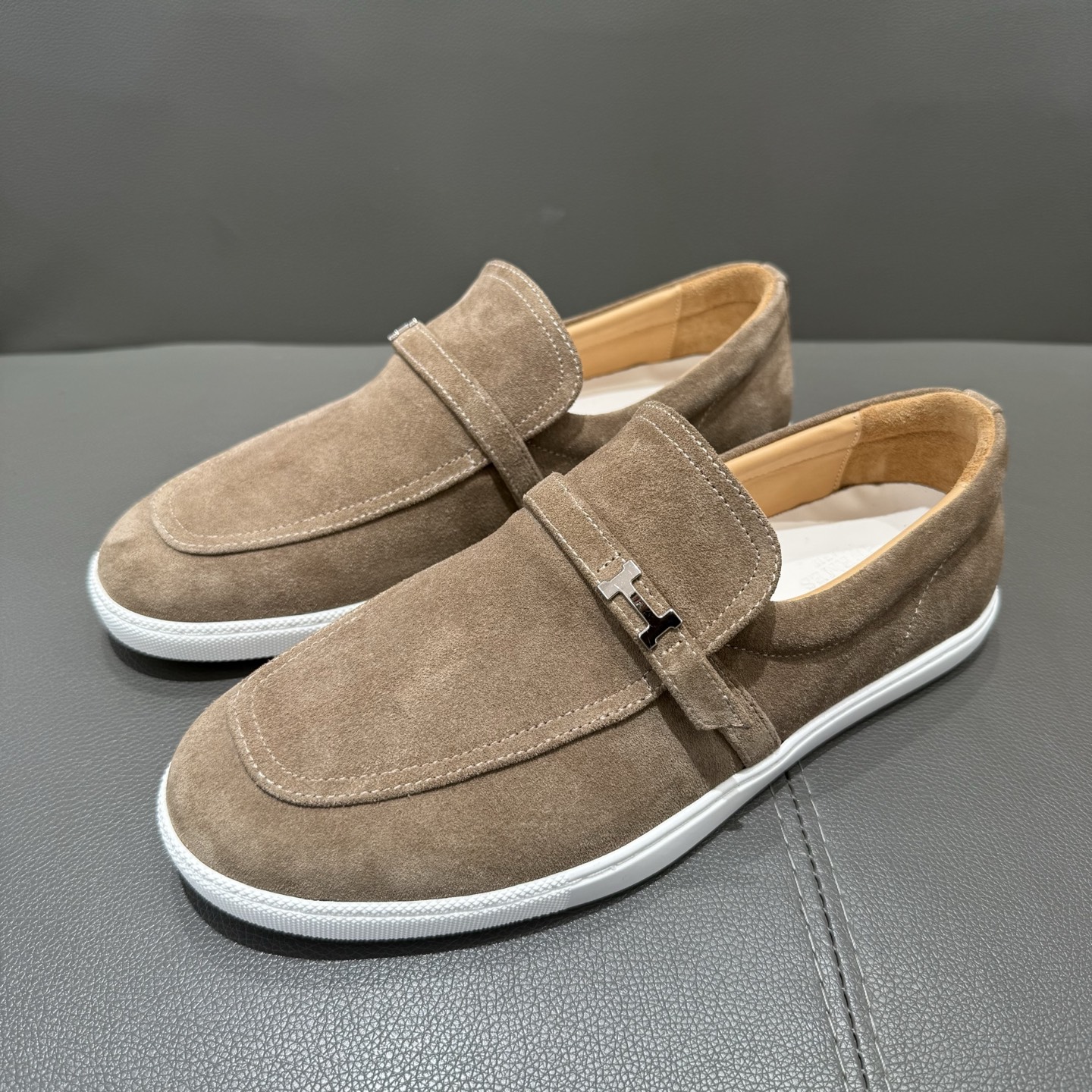 Hermes Style Leather Men's Shoes Lookbook Reference image 2