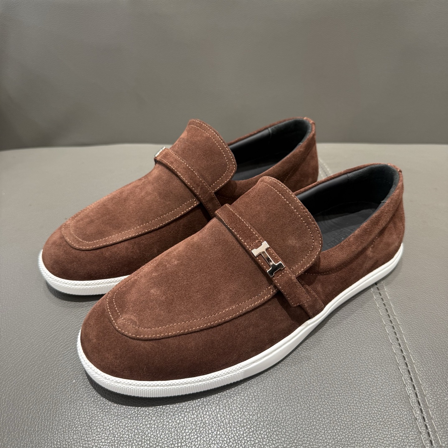 Hermes Style Leather Men's Shoes Lookbook Reference image 2