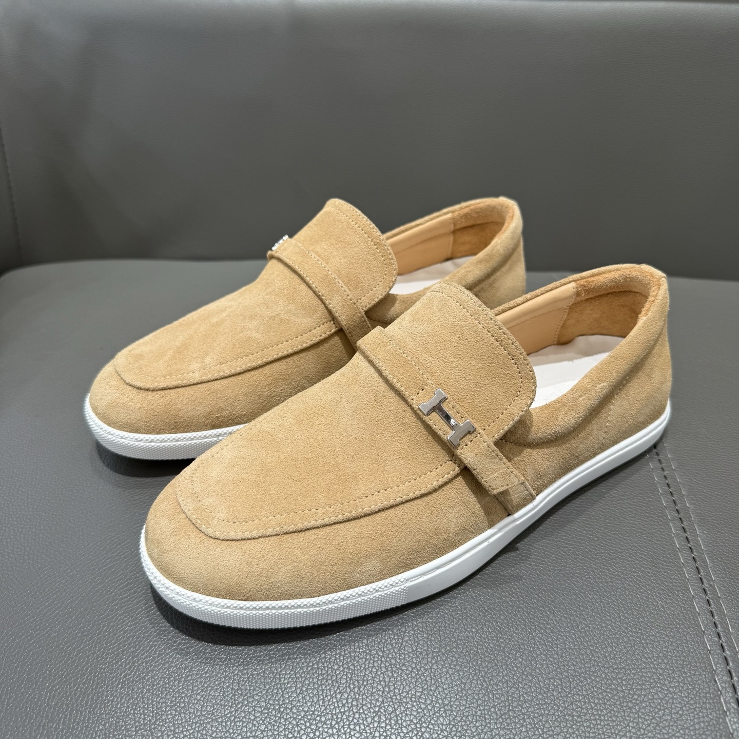 Hermes Style Leather Men's Shoes Lookbook Reference image 2