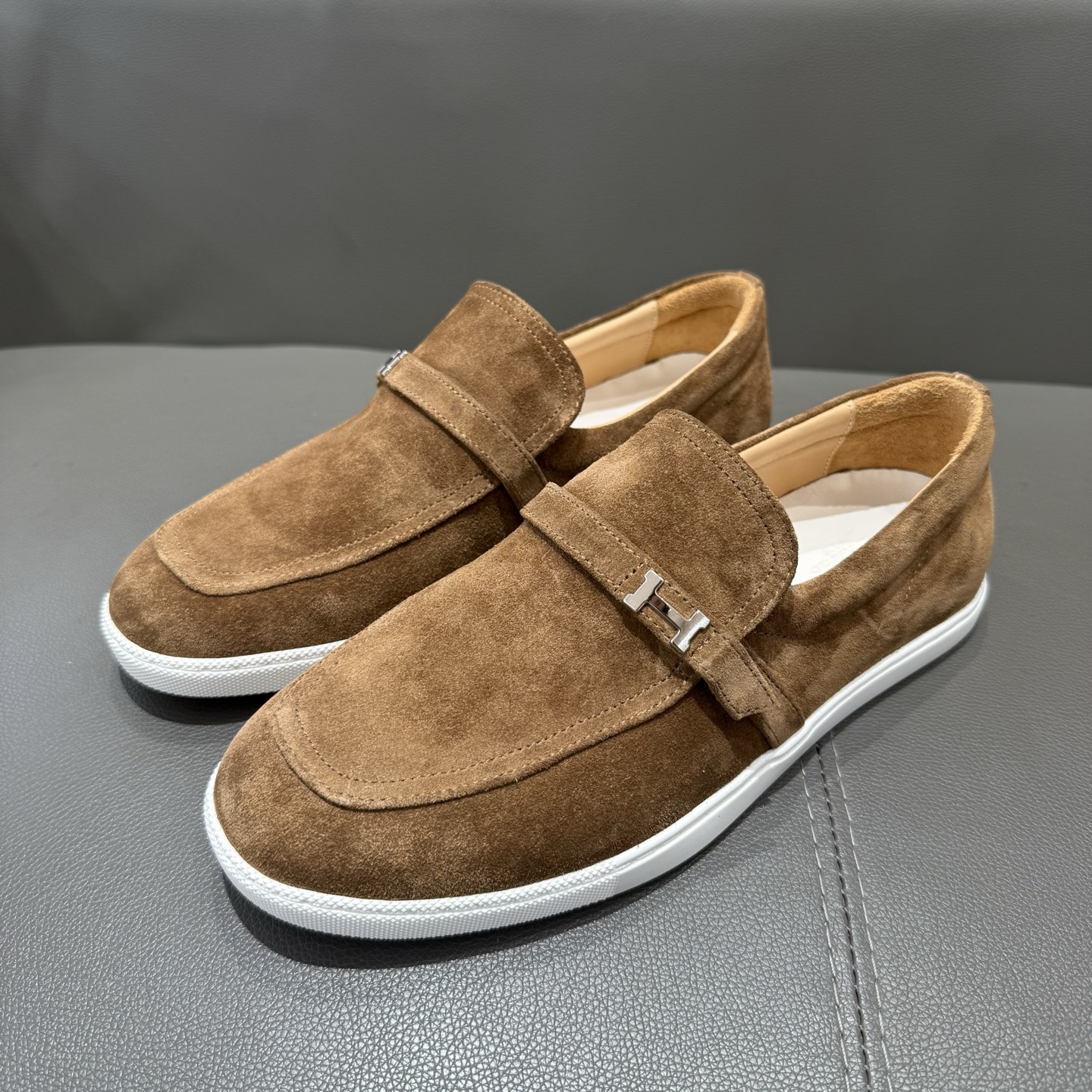 Hermes Style Leather Men's Shoes Lookbook Reference image 2