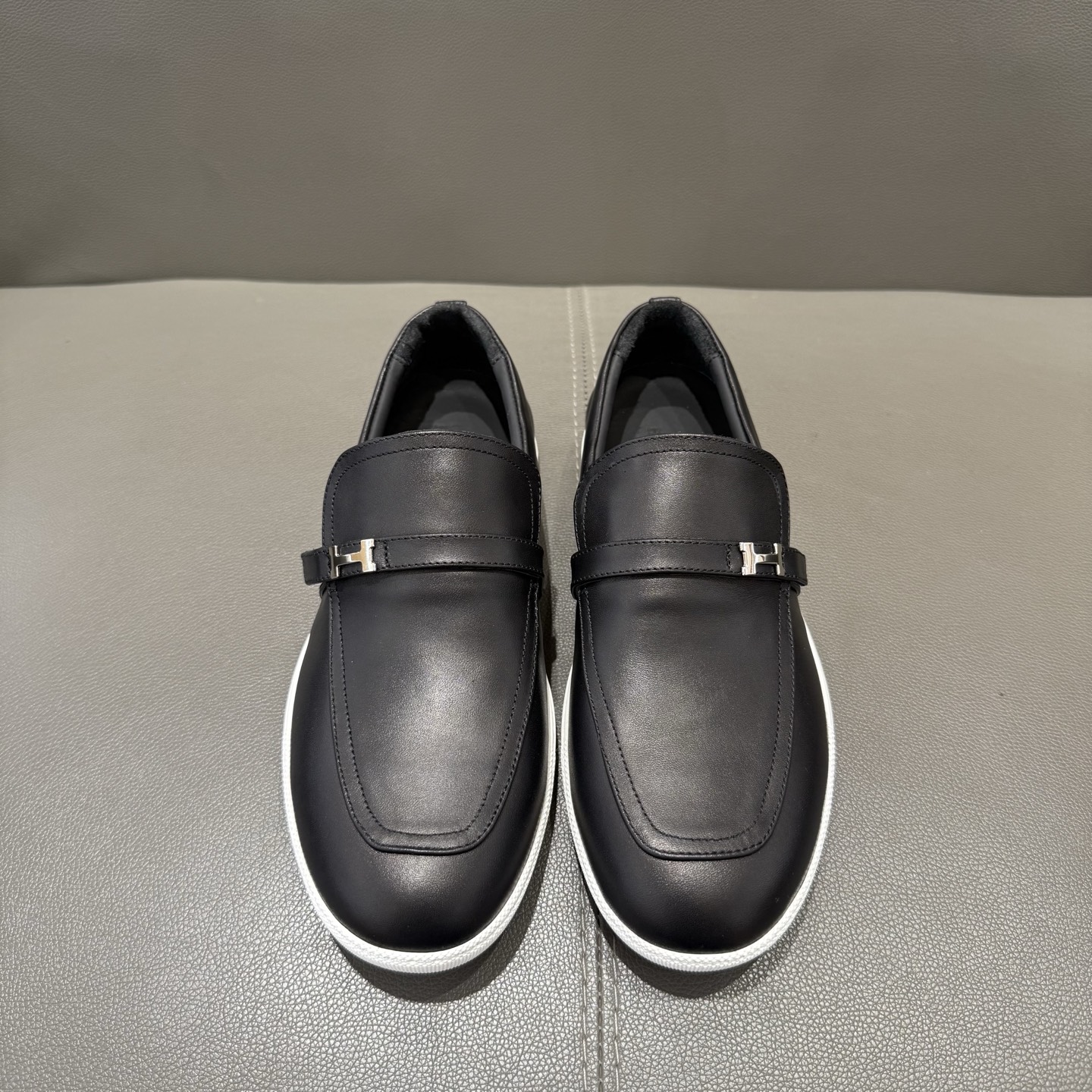 Hermes Style Leather Men's Shoes Lookbook Reference image 1