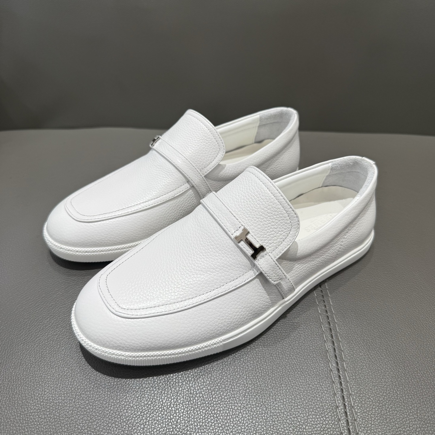 Hermes Style Leather Men's Shoes Lookbook Reference image 2