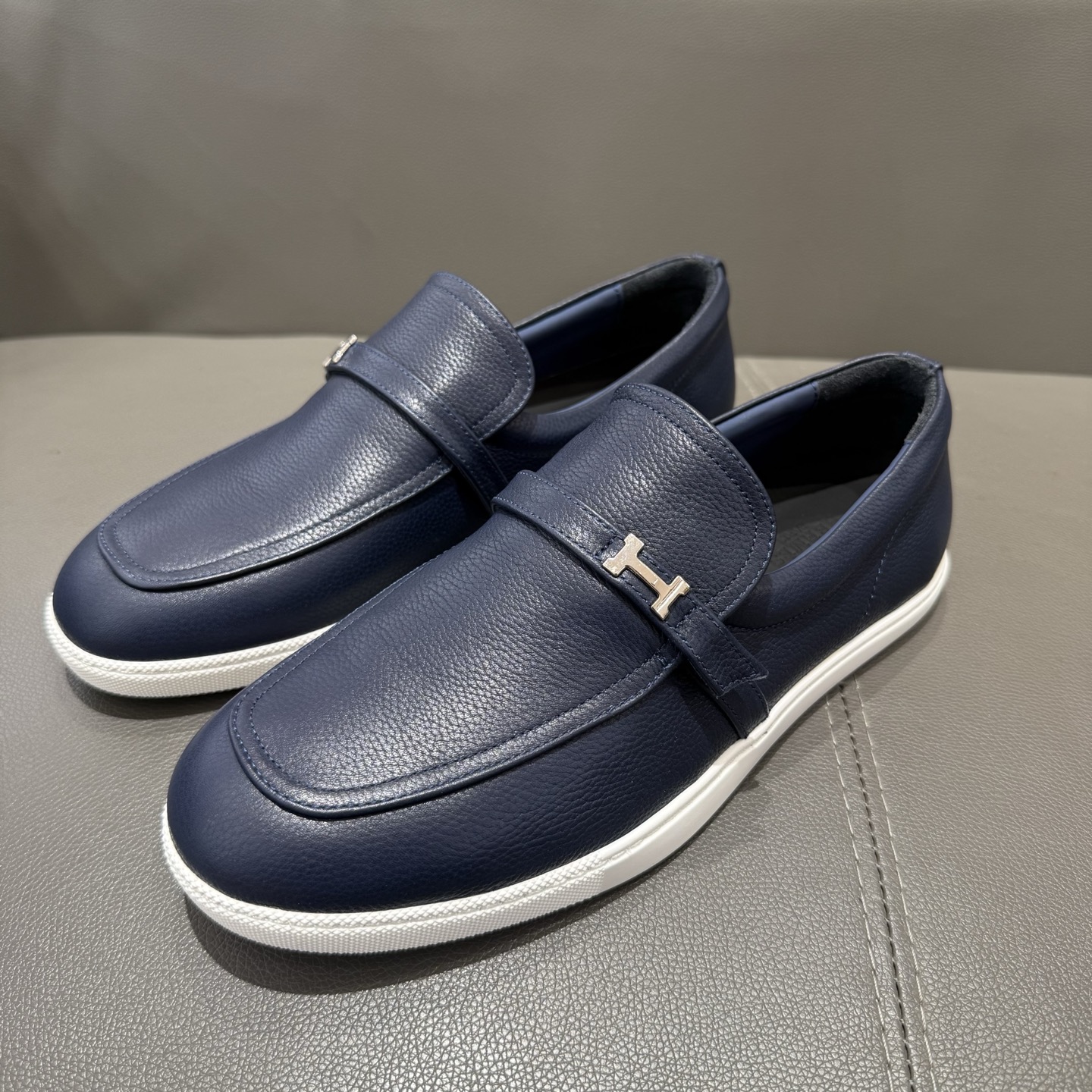 Hermes Style Leather Men's Shoes Lookbook Reference image 2