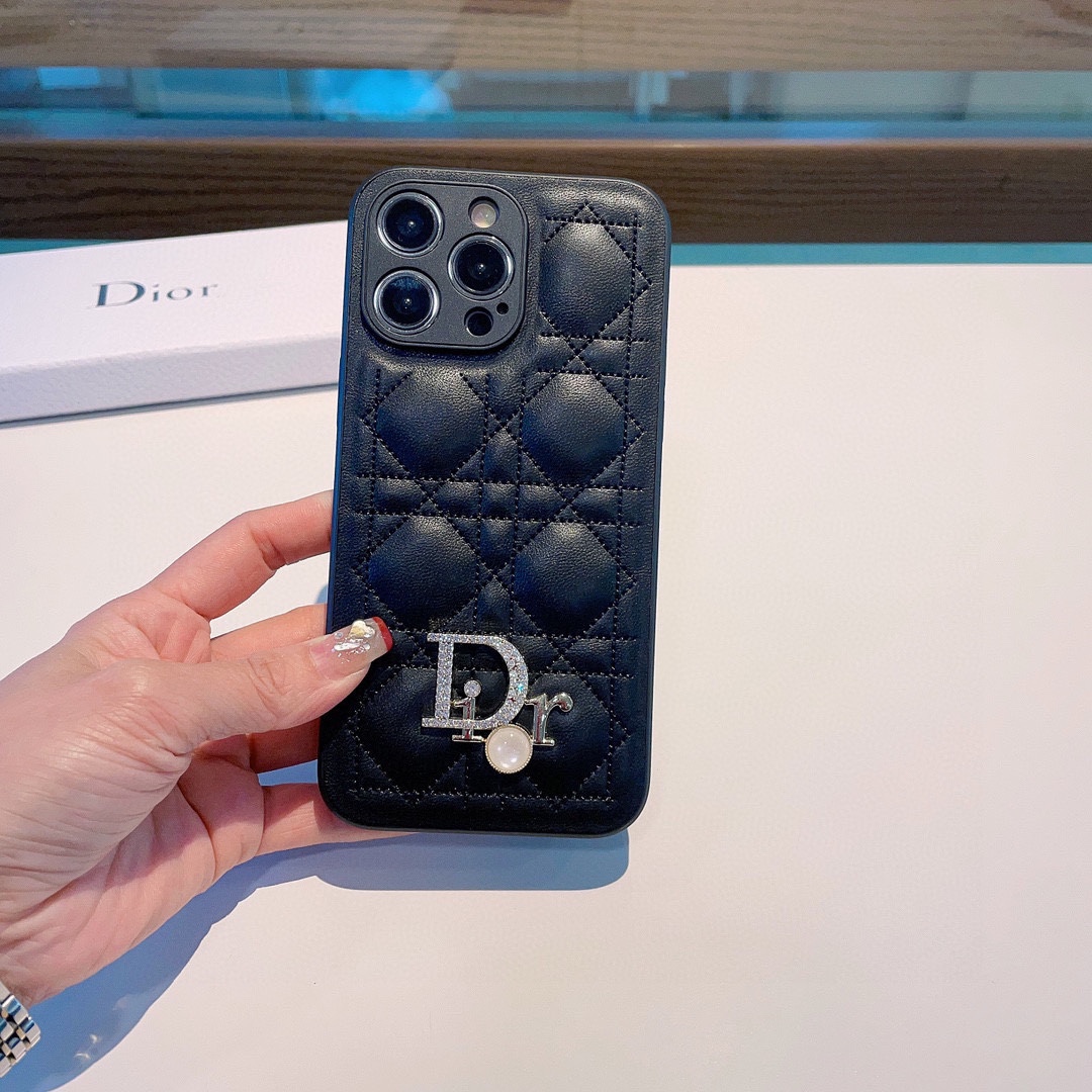 独家定制款Dior迪奥戴妃菱格闪全包手机壳手感舒适！型号为了不出现报错型号请打开本机查看手机设置显示的型