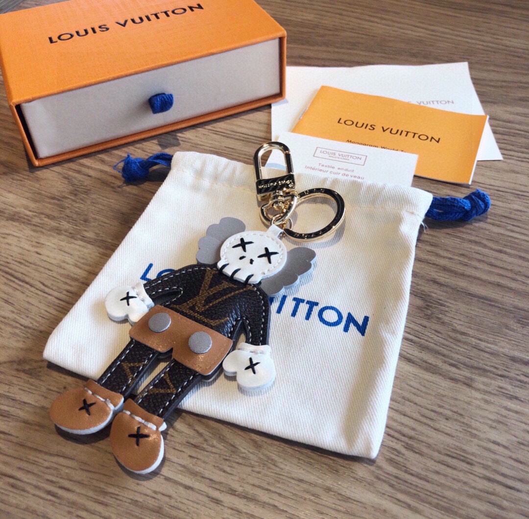 LOUIS VUITTON ✕ KAWS Keychain / Bag Charm & LV Monogram Phone Case - Comprehensive