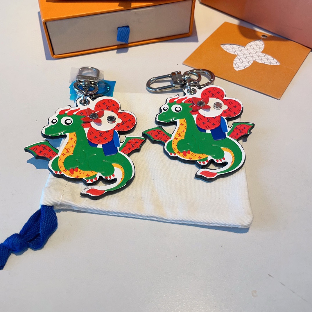 LOUIS VUITTON Dragon Zodiac Bag Charm and Key Holder - Comprehensive 5