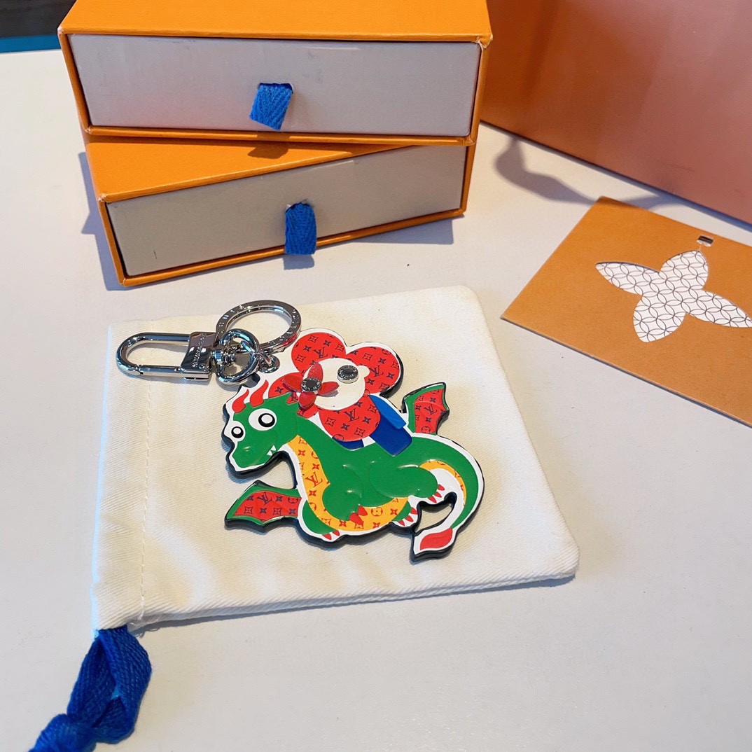 LOUIS VUITTON Dragon Zodiac Bag Charm and Key Holder - Comprehensive 8