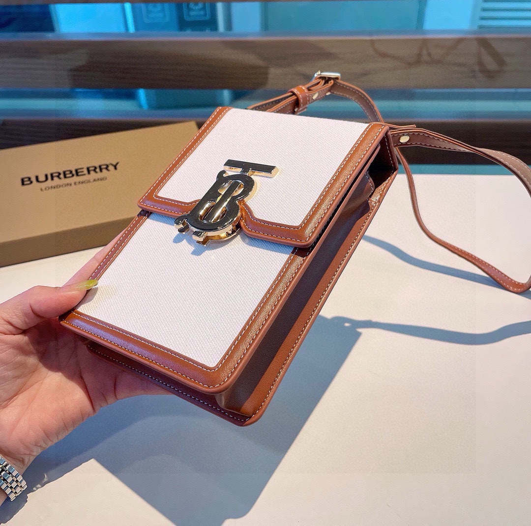 Stylish Burberry Baballi Cell Phone Bag with Card Slot and Shoulder Belt - 图片 7