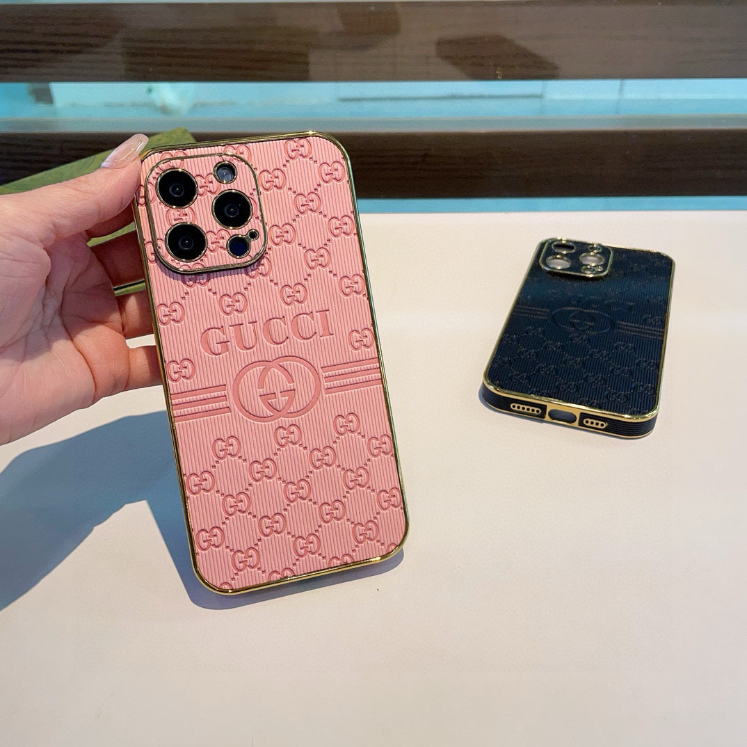 Gucci Side-Plugged iPhone Cases with Accelerators for Latest iPhone Models - 图片 8