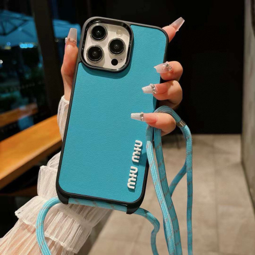 Miu Miu Crossbody Phone Case for iPhone - Stylish Protection & Convenience 1 Miu Miu Crossbody Phone Case for iPhone - Stylish Protection & Convenience