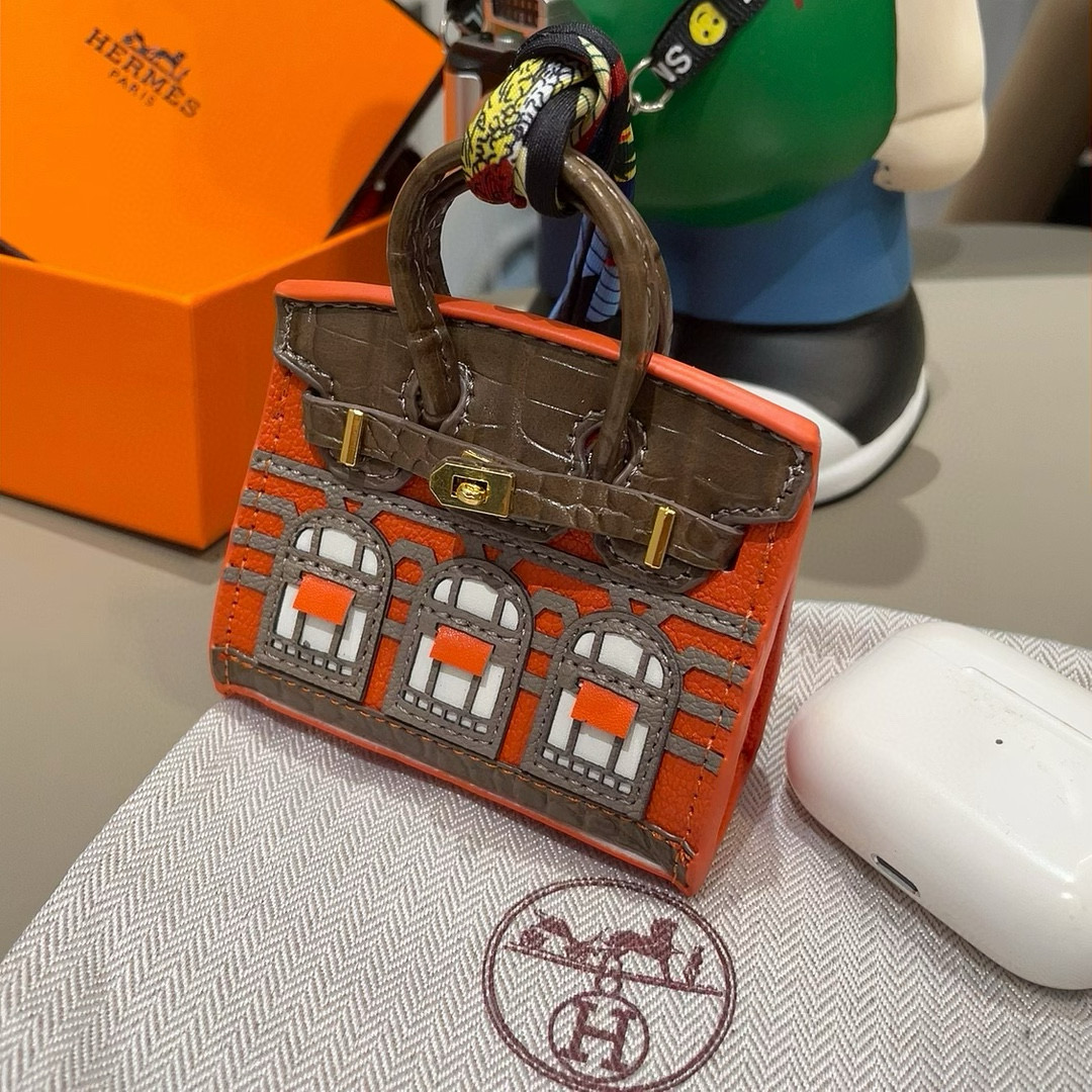 ❤️爱马仕迷你铂金包挂件 创意小房子包包 通用蓝牙耳机包 可放钥匙口红 时尚迷你包包  可以当包饰，耳机