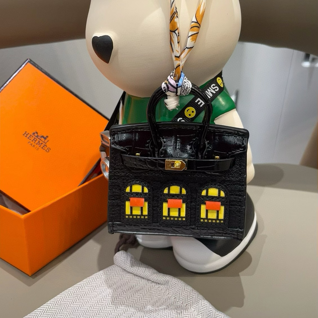 ❤️爱马仕迷你铂金包挂件 创意小房子包包 通用蓝牙耳机包 可放钥匙口红 时尚迷你包包  可以当包饰，耳机