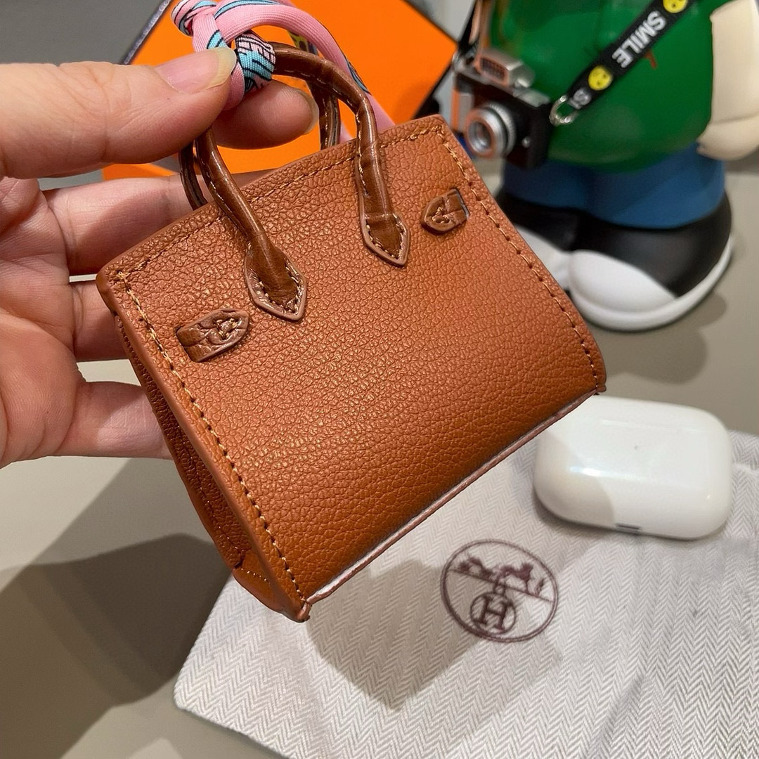 ❤️爱马仕迷你铂金包挂件 创意小房子包包 通用蓝牙耳机包 可放钥匙口红 时尚迷你包包  可以当包饰，耳机