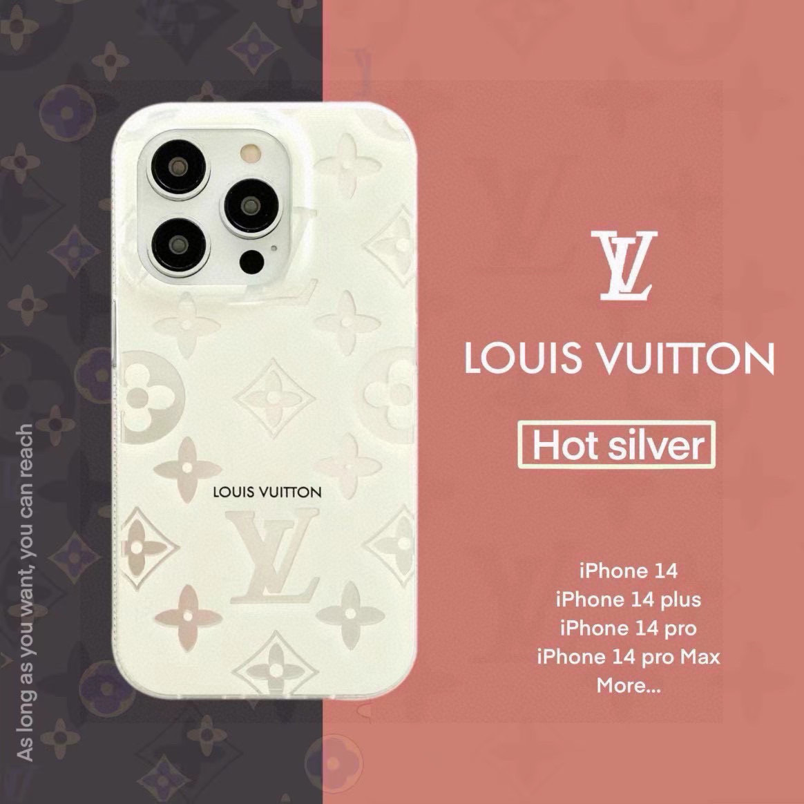 💗爆款。LV烫银系列，Lv全包手机壳，肤感高级质感！
型号：为了不出现报错型号，请打开本机查看手机设置显
