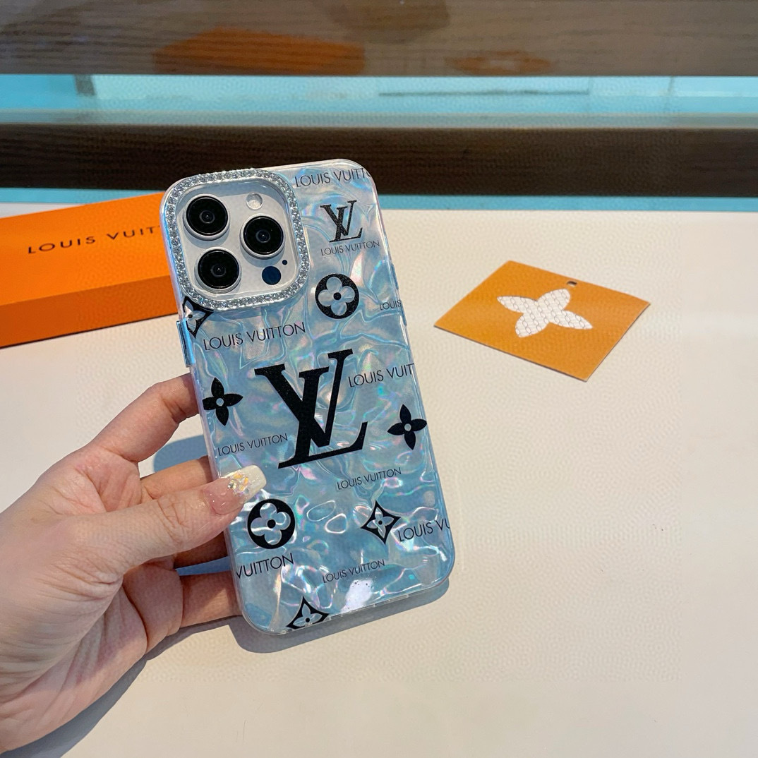 💫✨新品上市✨LV手机壳 水波纹贝壳纹IMD全包边、每个产品都内置不同特殊材料🫧双层视觉效果🫧不同角度折