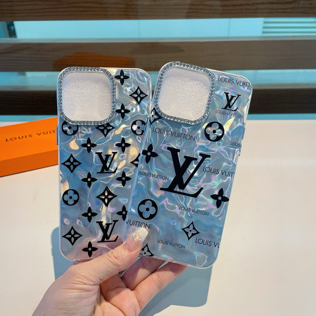 💫✨新品上市✨LV手机壳 水波纹贝壳纹IMD全包边、每个产品都内置不同特殊材料🫧双层视觉效果🫧不同角度折