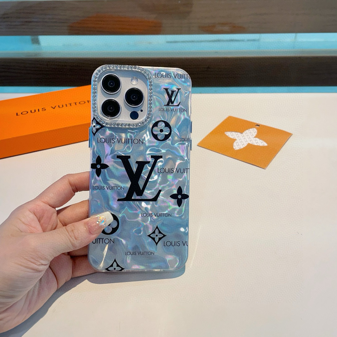 💫✨新品上市✨LV手机壳 水波纹贝壳纹IMD全包边、每个产品都内置不同特殊材料🫧双层视觉效果🫧不同角度折