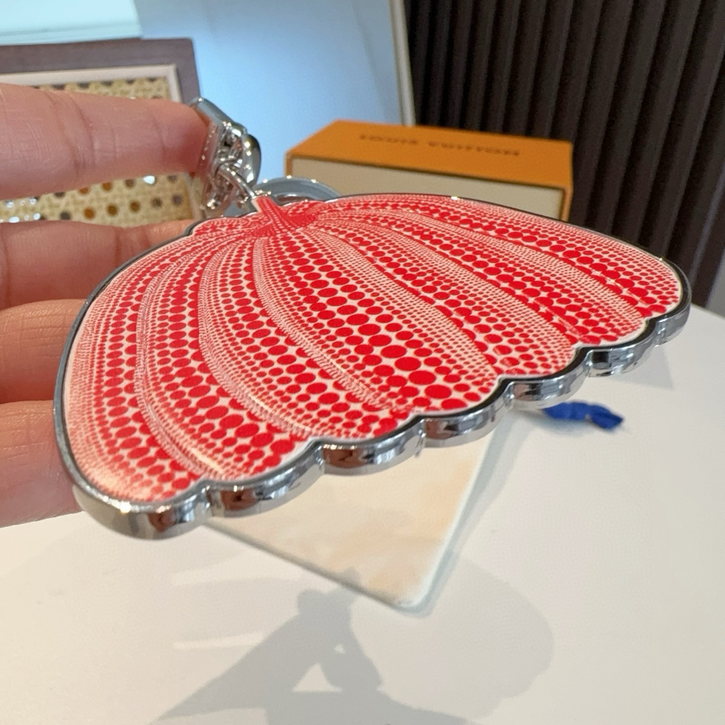  。LV草间弥生南瓜钥匙扣挂件 包包挂饰 Louis Vuitton 路易威登LV&草间弥生南瓜🎃钥匙扣