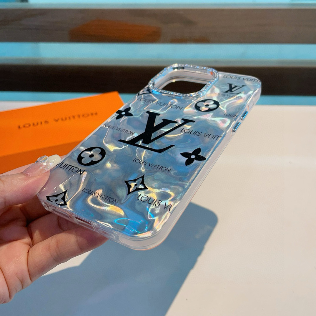 💫✨新品上市✨LV手机壳 水波纹贝壳纹IMD全包边、每个产品都内置不同特殊材料🫧双层视觉效果🫧不同角度折