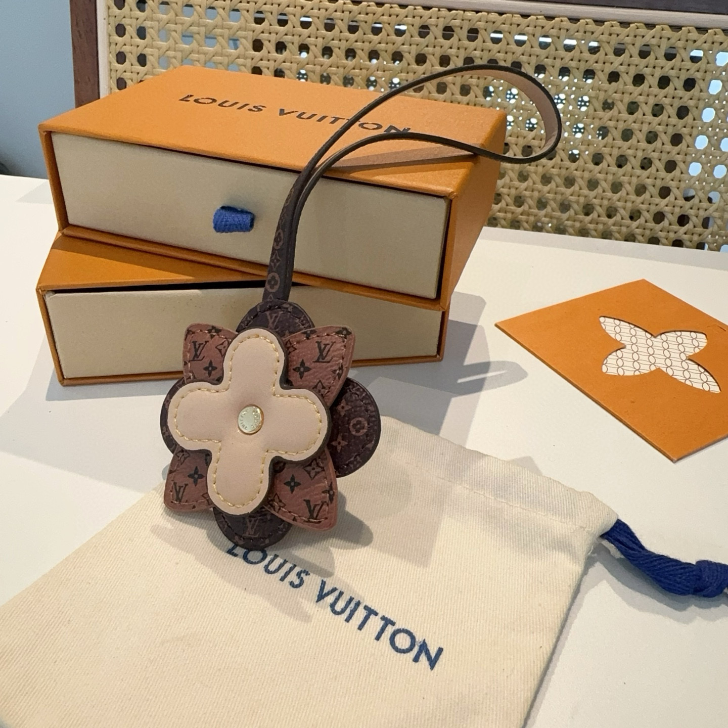  🆕新品M02136 ☀️Louis Vuitton 路易威登lv小花 花卉 MY MONOGRAM L