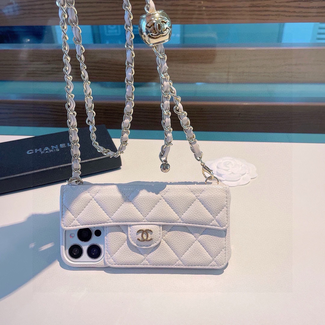 Chanel Inspired iPhone Case with Chain & Card Slot for iPhone 13-16 Pro Max 8 i1749808478540 1018 0 6