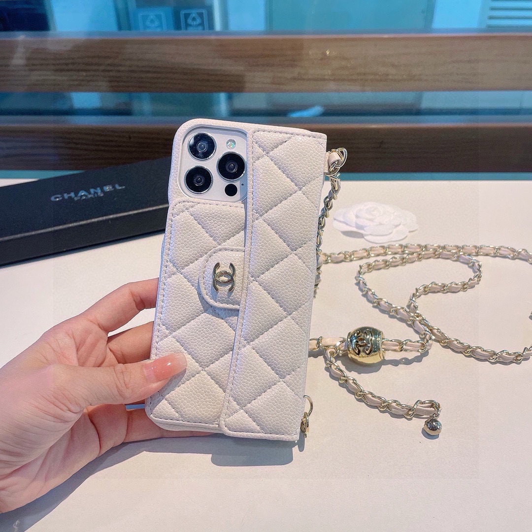 Chanel Inspired iPhone Case with Chain & Card Slot for iPhone 13-16 Pro Max 3 i1749808480499 2817 0 1