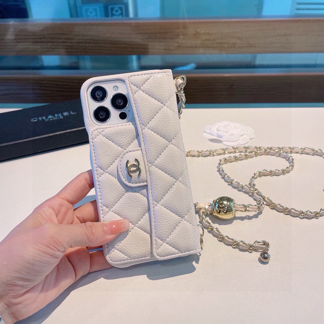 Chanel Inspired iPhone Case with Chain & Card Slot for iPhone 13-16 Pro Max 2 i1749808480499 7006 0 0
