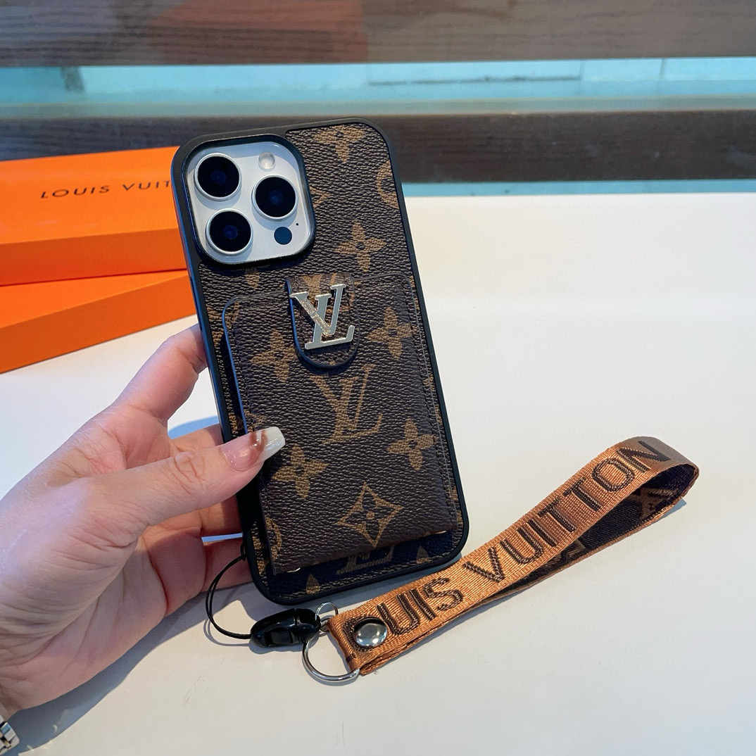 Luxury Designer Phone Case with Card Holder & Lanyard for iPhone & Samsung 2 i1749811814771 704 0 0