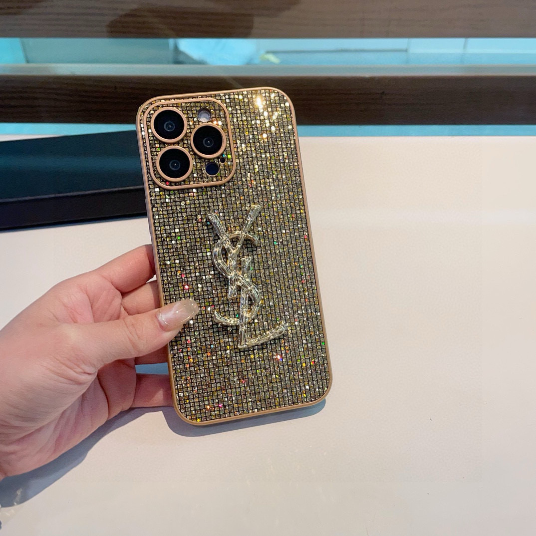 Yves Saint Laurent Rhinestone iPhone Case - Protective & Stylish 5 i1749811878003 2667 0 3