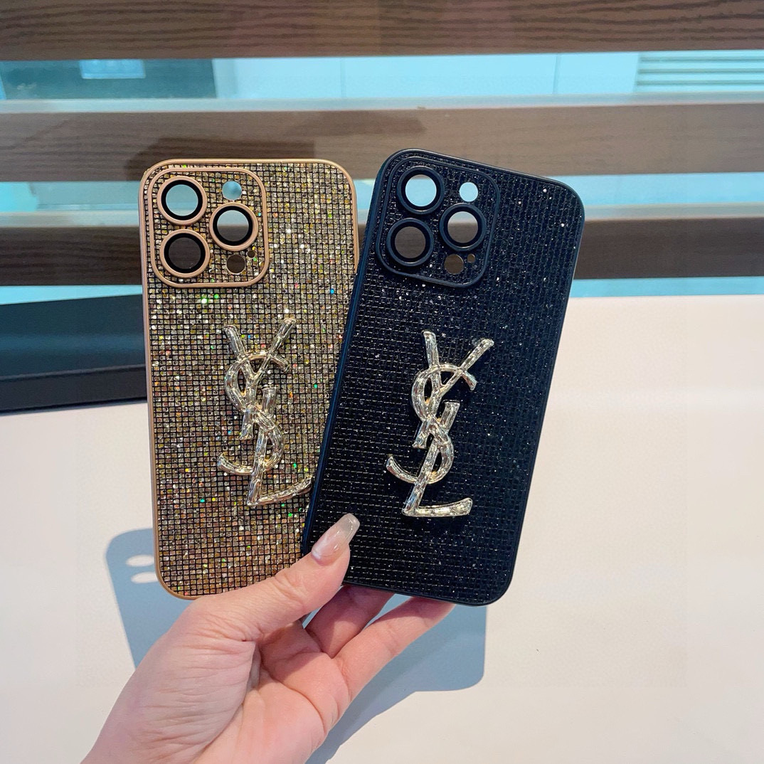 Yves Saint Laurent Rhinestone iPhone Case - Protective & Stylish 6 i1749811878003 9905 0 4