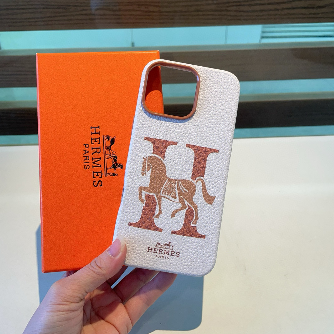 🆕新品上市💗HERMES爱马仕全包荔枝纹手机壳
型号：为了不出现报错型号，请打开本机查看手机设置显示的型
