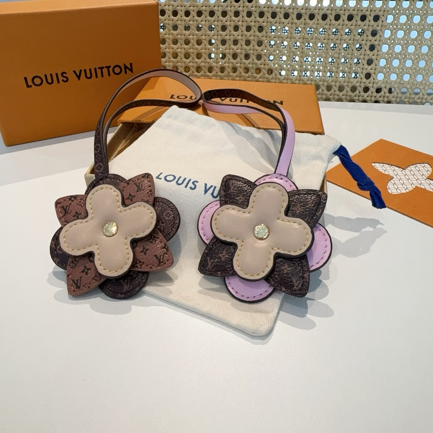  🆕新品M02136 ☀️Louis Vuitton 路易威登lv小花 花卉 MY MONOGRAM L