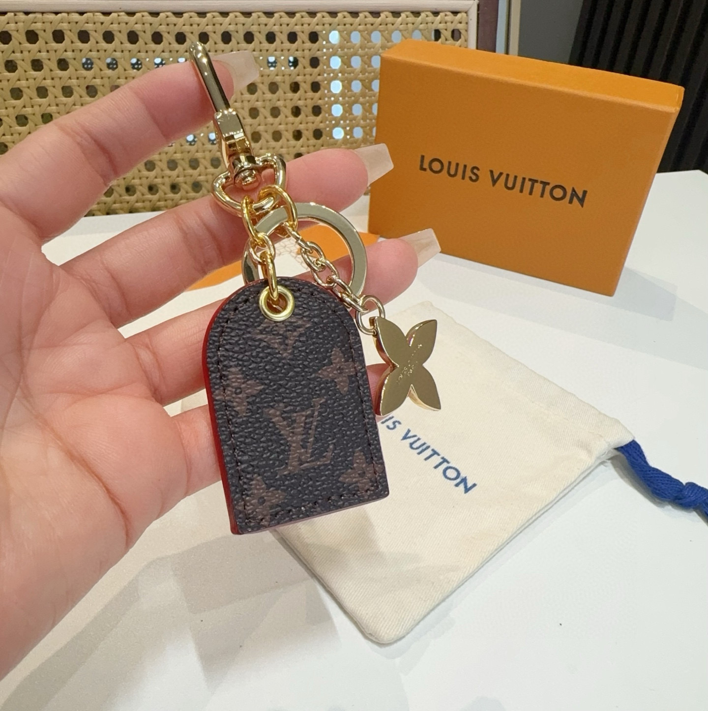  🆕  LV经典老花钥匙扣 包饰与钥匙扣挂件
LV Cherished Tab 钥匙扣结合 Monogr