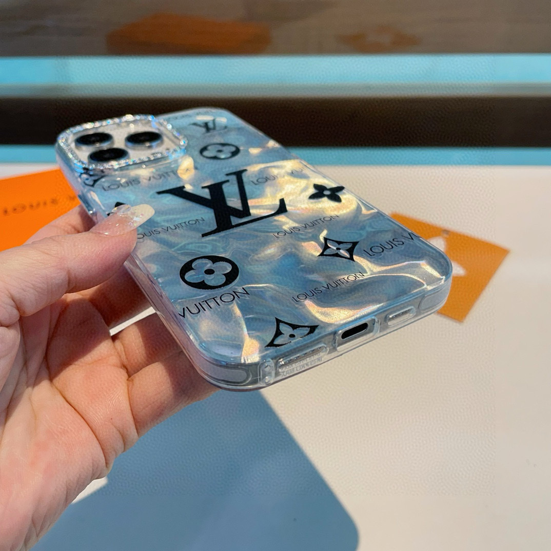 💫✨新品上市✨LV手机壳 水波纹贝壳纹IMD全包边、每个产品都内置不同特殊材料🫧双层视觉效果🫧不同角度折