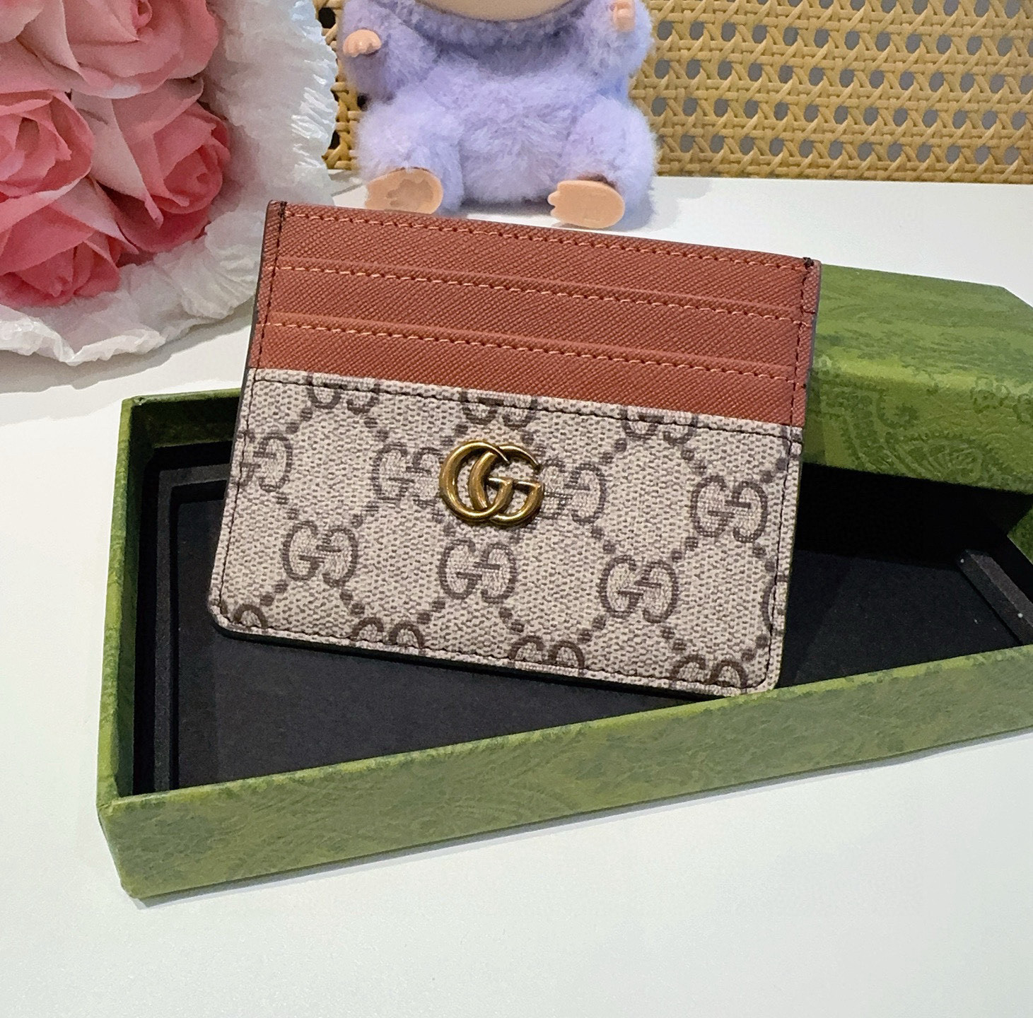  古驰gucci卡包零钱包 多个卡位 官网同步  尺寸：10.5x8