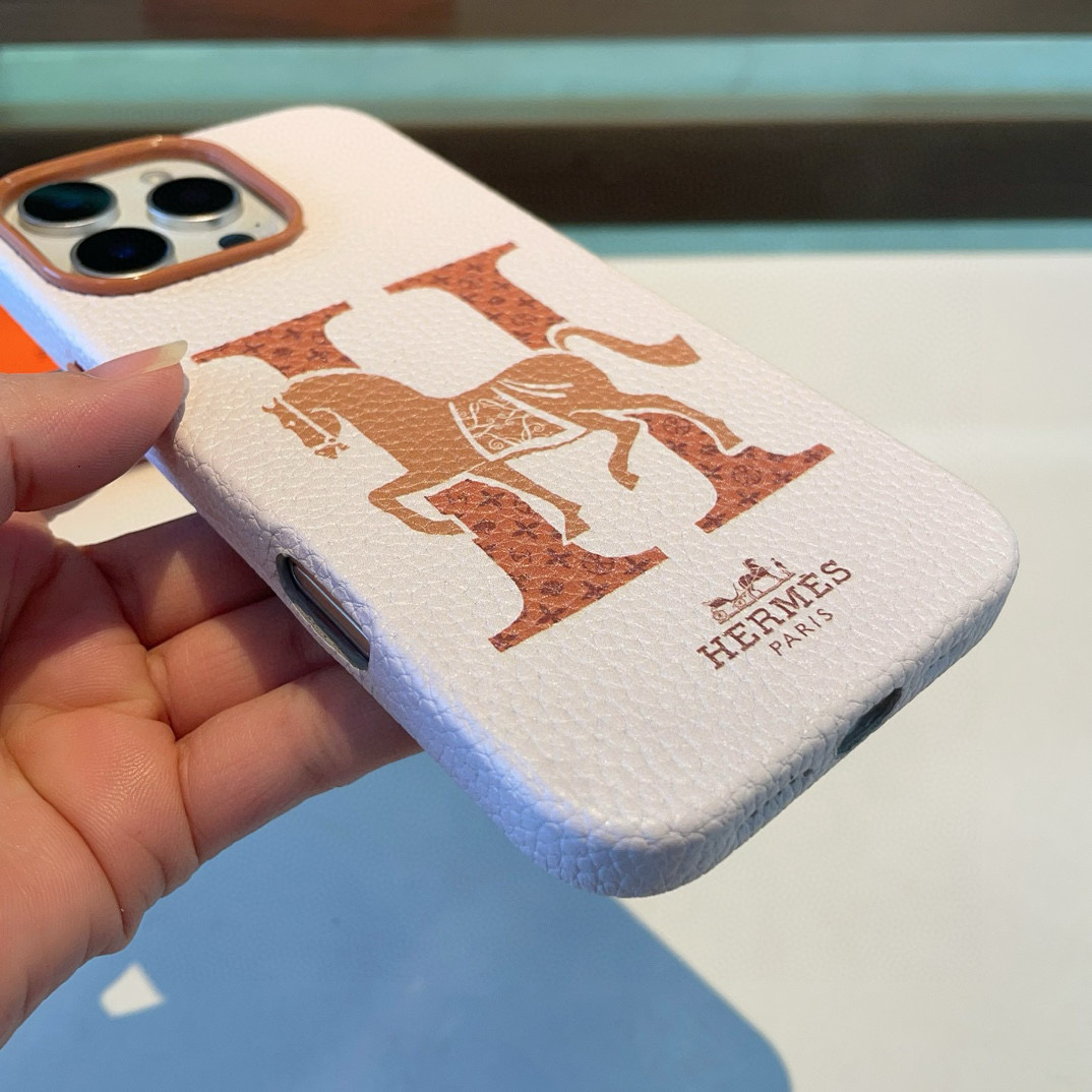 🆕新品上市💗HERMES爱马仕全包荔枝纹手机壳
型号：为了不出现报错型号，请打开本机查看手机设置显示的型