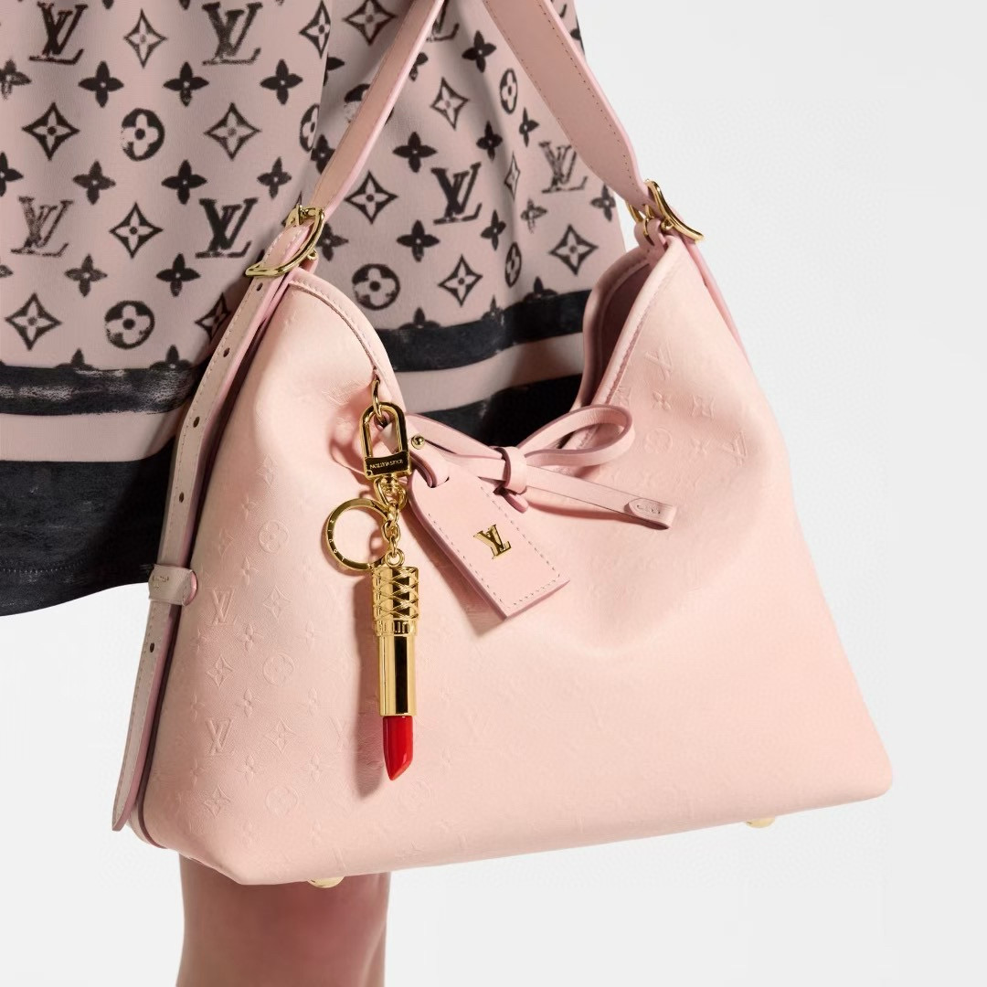 Louis Vuitton Lipstick Bag Charm Key Holder - Modern Elegance for Your Bag