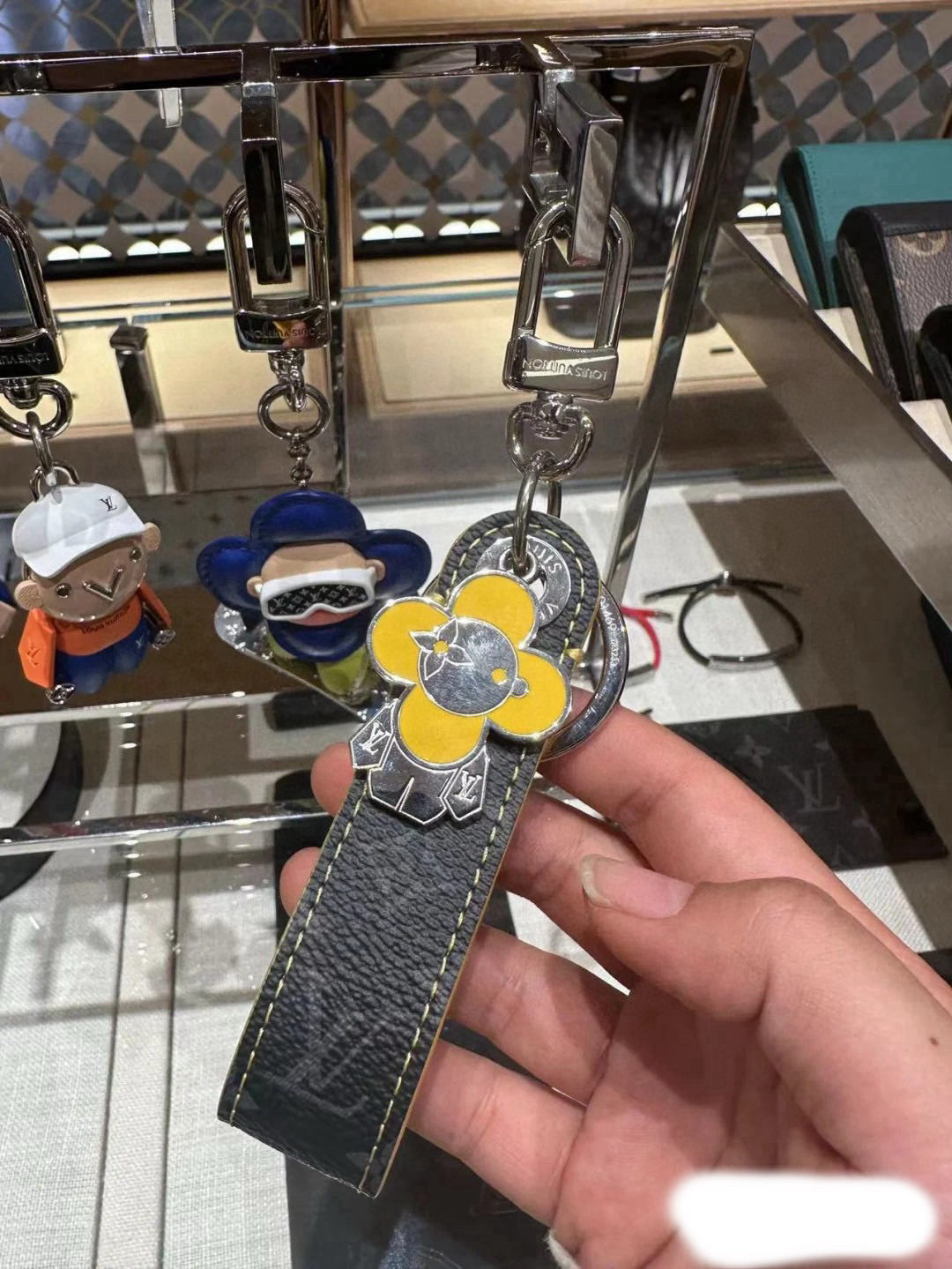 Louis Vuitton Vivienne Dragonne Key Holder and Bag Charm - Monogram Eclipse