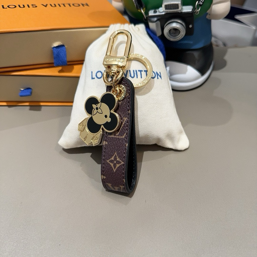 Louis Vuitton Vivienne Dragonne Monogram Eclipse Bag Charm and Key Holder