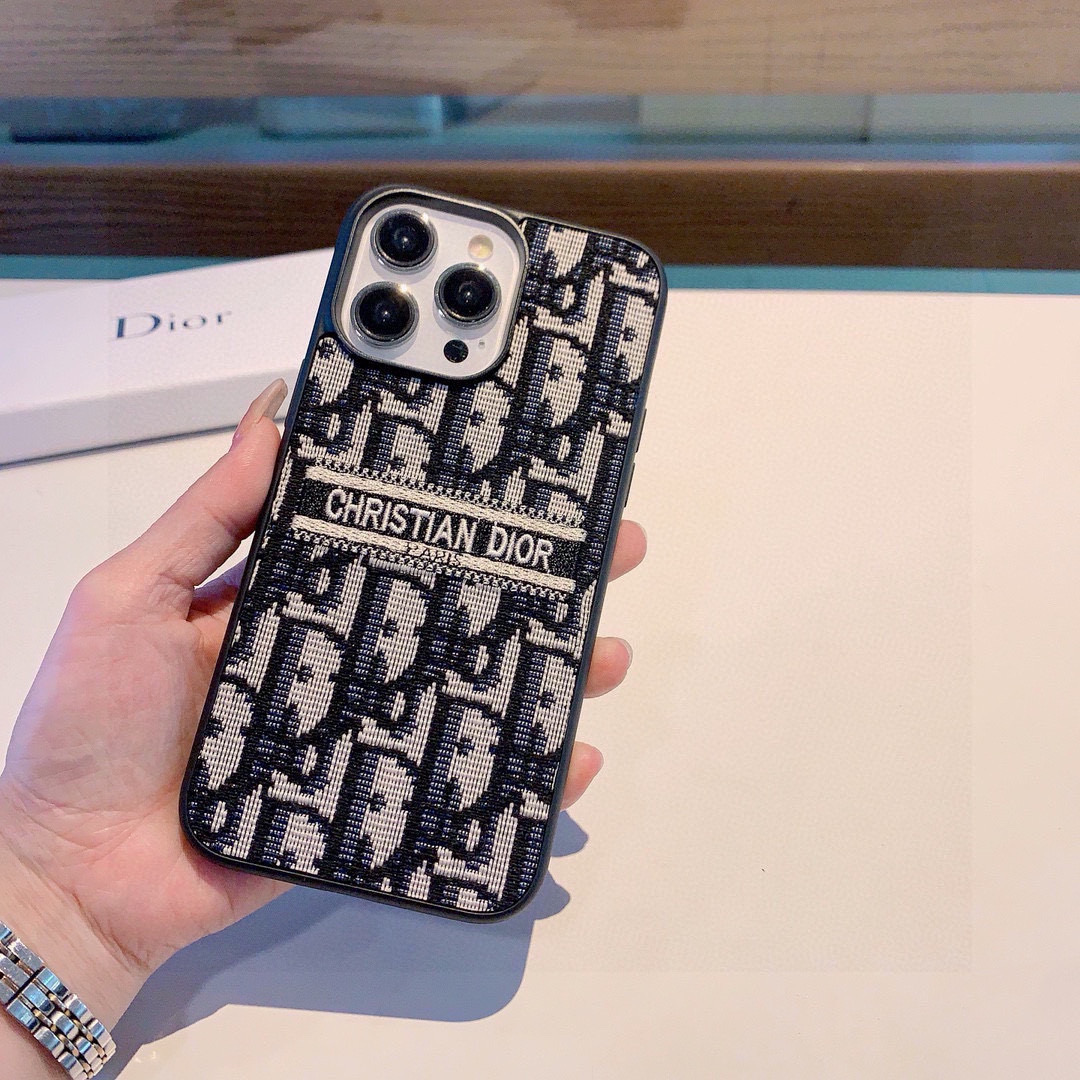 Dior Oblique Embroidery iPhone Case - Stylish Protection for Your iPhone 4 i1757767584055 5753 0 2