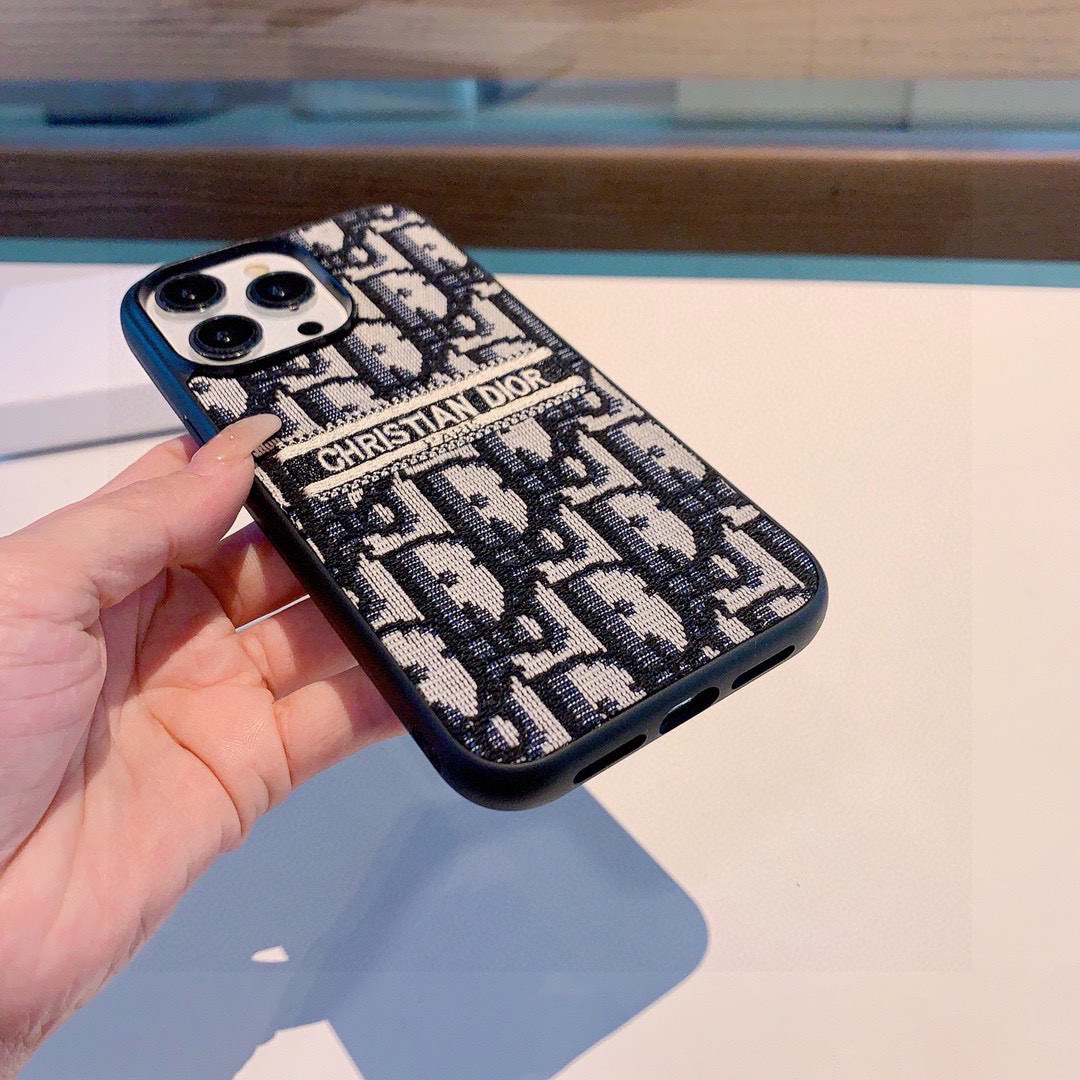 Dior Oblique Embroidery iPhone Case - Stylish Protection for Your iPhone 7 i1757767585306 3191 0 5