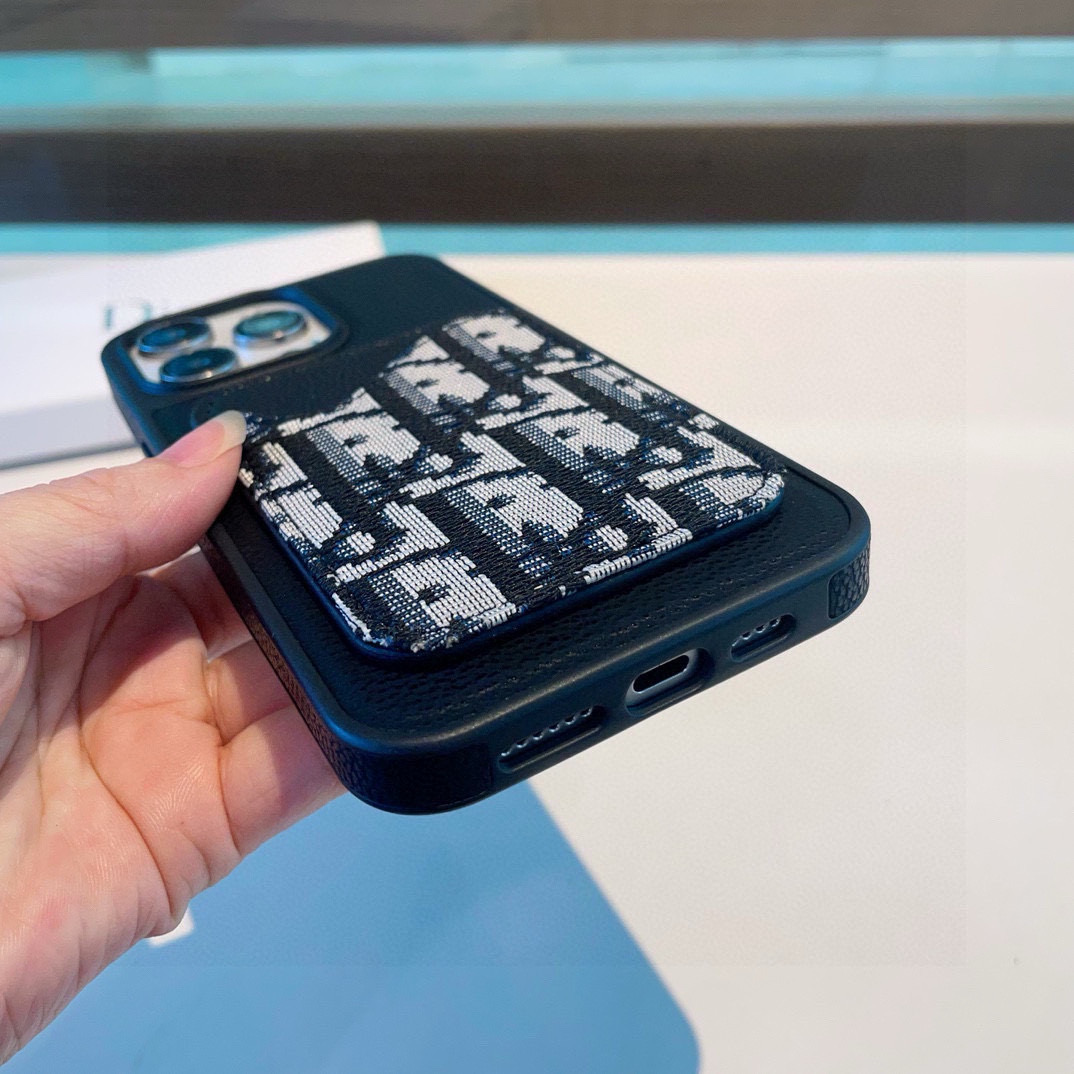 Dior Magnetic Card Holder Phone Case for iPhone 14 & 15 Series 7 i1757767744480 2472 0 5