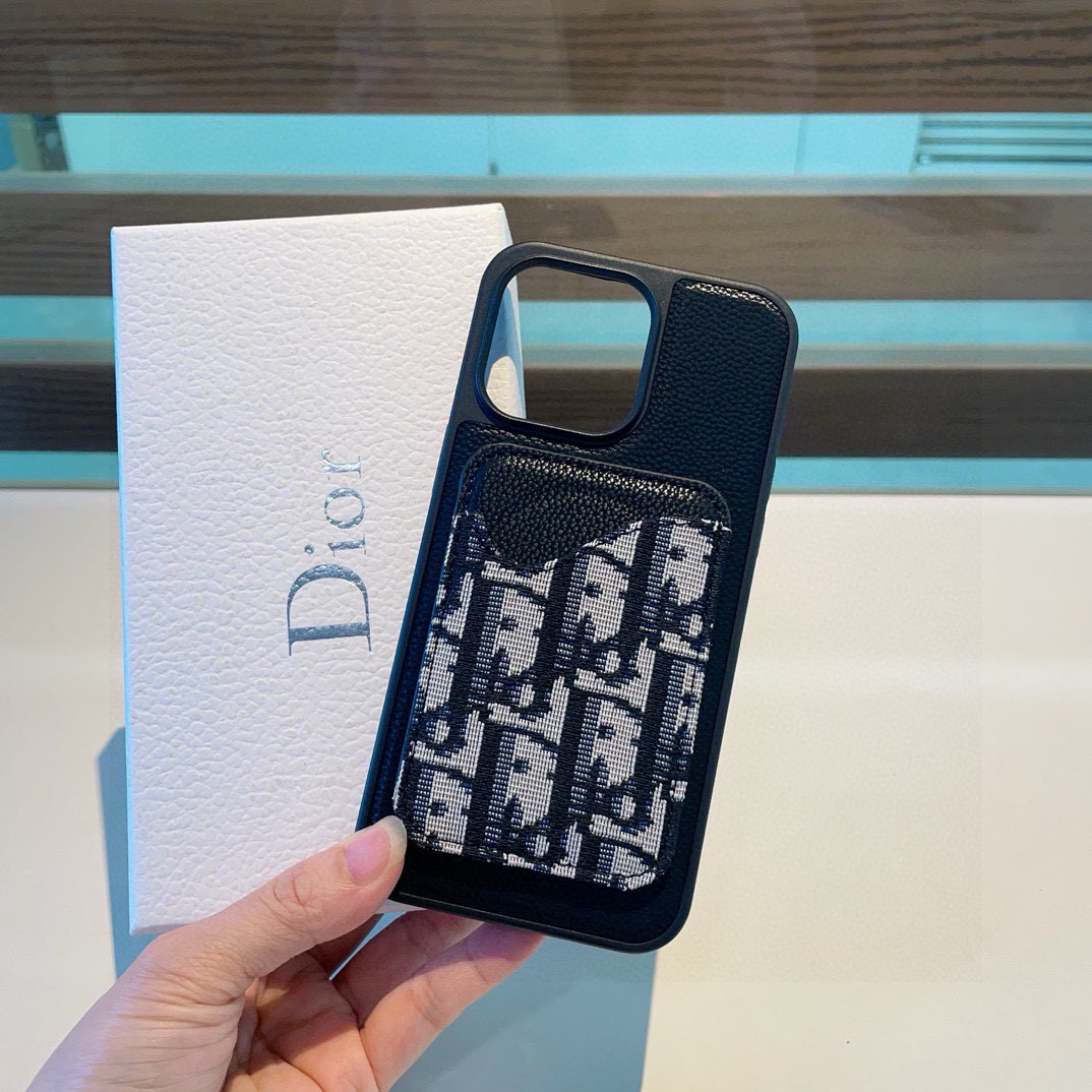 Dior Magnetic Card Holder Phone Case for iPhone 14 & 15 Series 4 i1757767744480 6149 0 2